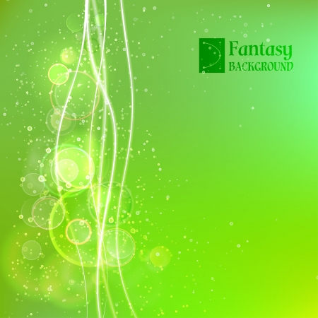 Green abstract background  Vector illustration, contains transparencies, gradients and effects のイラスト素材