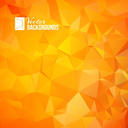 Orange triangle  geometric pattern  のイラスト素材