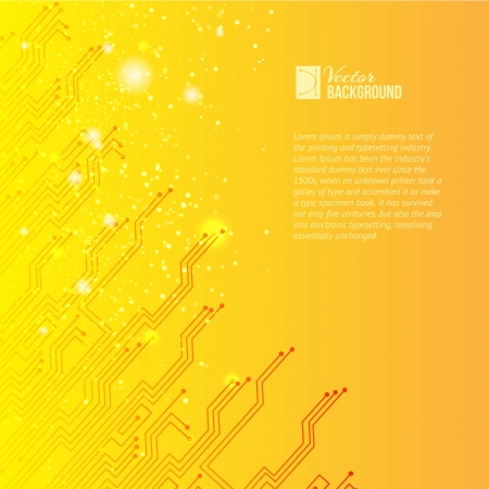 Abstract orange lights background  Vector illustration, contains transparencies, gradients and effects のイラスト素材