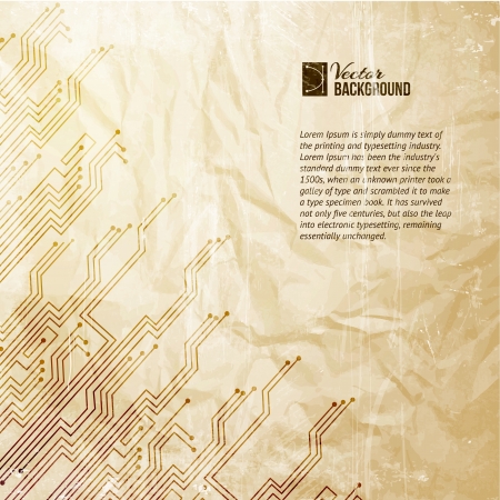 Abstract orange lights background  Vector illustration, contains transparencies, gradients and effects のイラスト素材