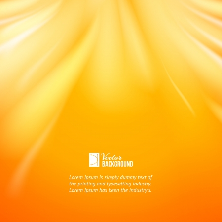Warm sun light, abstract bacground  Vector illustration, contains transparencies, gradients and effects のイラスト素材