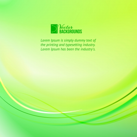 Green light lines background illustrationのイラスト素材