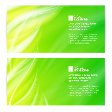 Abstract green light card illustrationのイラスト素材