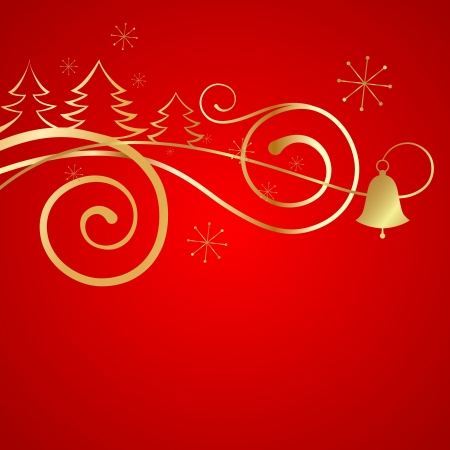 Red Christmas banner  illustration の写真素材