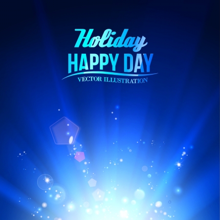 Blue luminous rays. Vector illustration.のイラスト素材