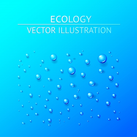 Water drop. Vector illustration.のイラスト素材