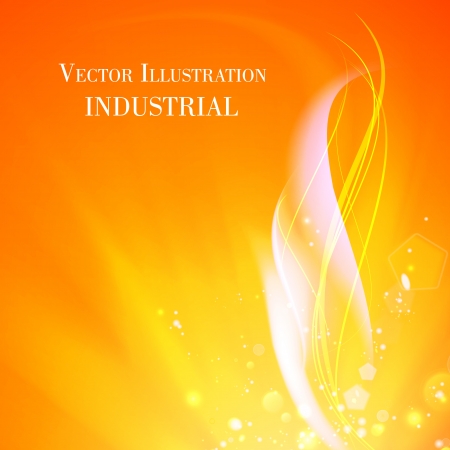 Abstract background of industry fire. Vector illustration.のイラスト素材