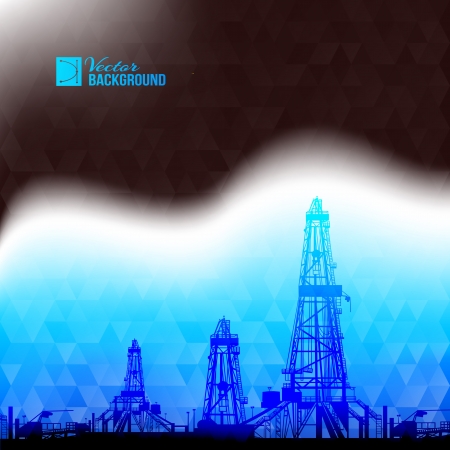 Industrial abstraction. Vector illustration.のイラスト素材