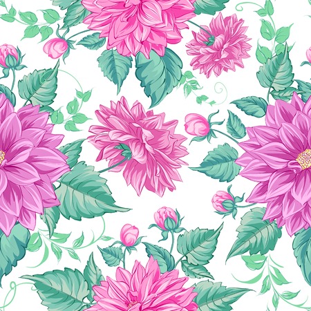 Happy valentines seamless pattern. のイラスト素材