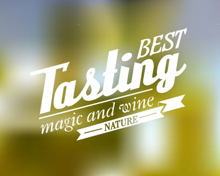 Natural background of grape with text template. Vector illustration.のイラスト素材