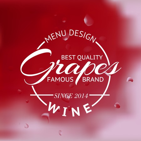 Red Wine glass and Bottle. Vector illustration.のイラスト素材