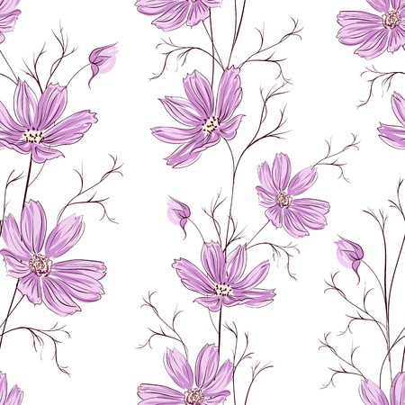 Buttercup seamless pattern. Vector illustration.のイラスト素材