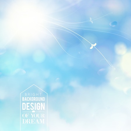 White spots on blue background. Vector illustration.のイラスト素材