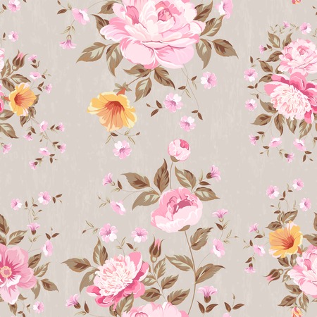 Floral seamless pattern.のイラスト素材