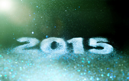 2015 sign for happy new year card.の写真素材