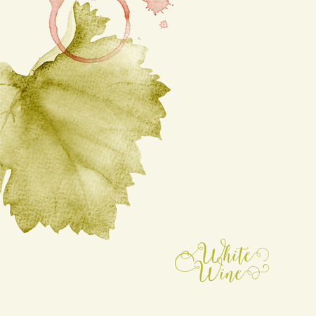 Concept design for a wine list. Vector llustration.のイラスト素材
