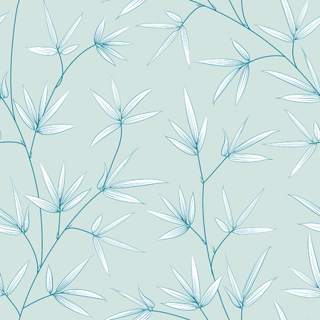 Bamboo seamless texture for fabric swatch. Vector illustration.のイラスト素材