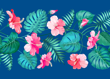 Floral linear tile design. Design for print. Elegant card patern. Vector illustration.のイラスト素材