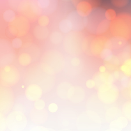 Abstract festive background with bokeh defocused lights. Pink bokeh background. Vector illustration.のイラスト素材