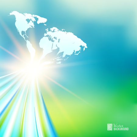 The World Map image for social media process illustration. Vector Illustration, eps 10 contains transparencies.のイラスト素材