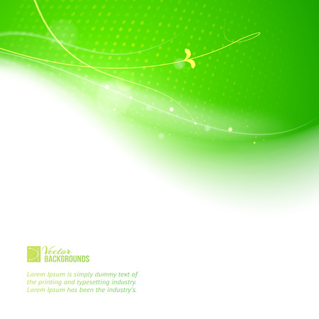 Colorful smooth light lines background. Vector illustration, eps 10, contains transparenciesのイラスト素材