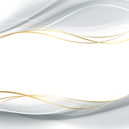 White and shadow gray smooth lines for abstract background. Vector illustration, eps 10 contains transparencies.のイラスト素材