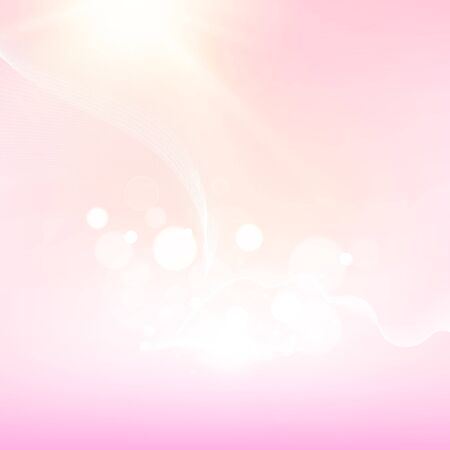 Purple and white soft lights abstractのイラスト素材