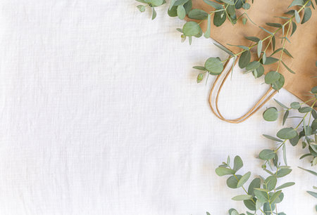 Top view tropical leaves on vibrant background. Summer flat lay composition.