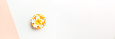 Cutted citrus fruit for natural cosmetics.の写真素材