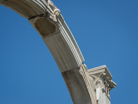 Agora archeological site ruins in Izmir, Turkeyの写真素材