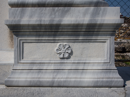 Agora archeological site ruins in Izmir, Turkeyの写真素材