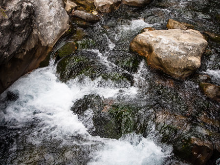 Sapadere canyon in Alanya, Antalya province, in springの写真素材