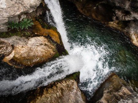 Sapadere canyon in Alanya, Antalya province, in springの写真素材