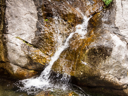 Sapadere canyon in Alanya, Antalya province, in springの写真素材