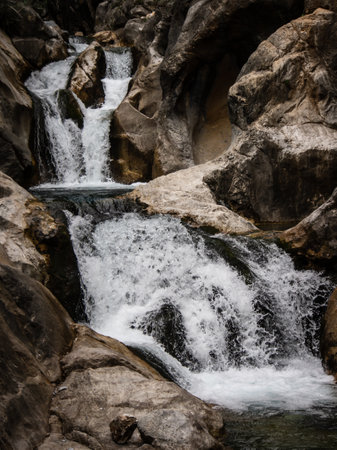 Sapadere canyon in Alanya, Antalya province, in springの写真素材