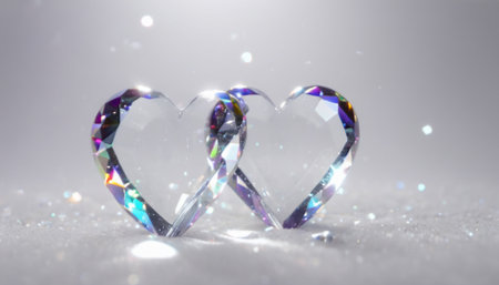 Two Hearts Amidst Scattering Crystalsの素材