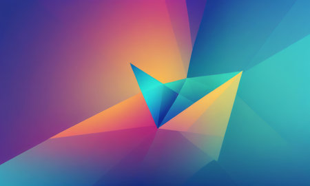Prism Shapes in Blue Pale turquoiseの素材