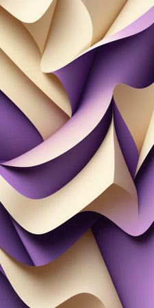 Folded Shapes in Purple Ivoryの素材