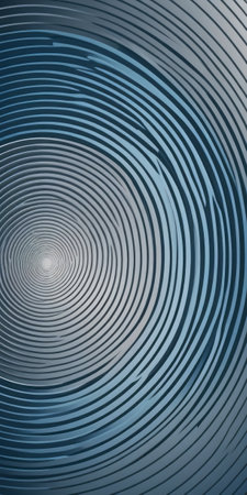 Concentric Shapes in Gray Steelblueの素材