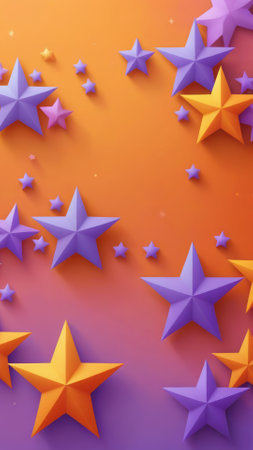 Screen background from Star shapes and orangeの素材