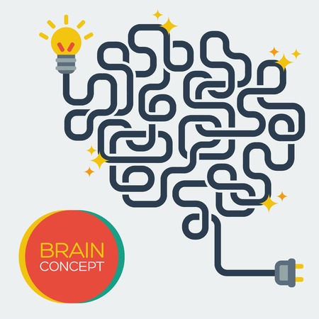 Flat style. Education and science poster or banner.のイラスト素材