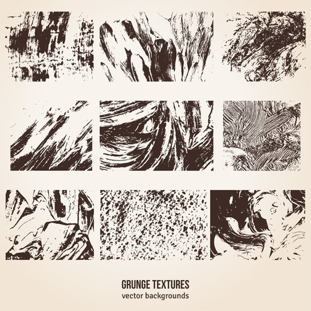 Grunge Textures. Vector Illustration. Abstract Paint Texture. Hand Drawn Painted Background.のイラスト素材