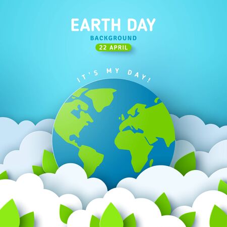 Earth Day posterのイラスト素材