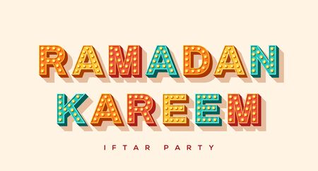 Ramadan Kareem bannerのイラスト素材