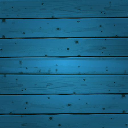 Blue wood planks texture. Vector background illustrationのイラスト素材