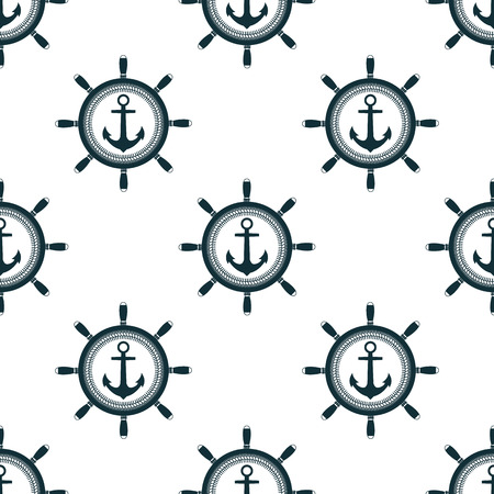 Vector anchors patternのイラスト素材