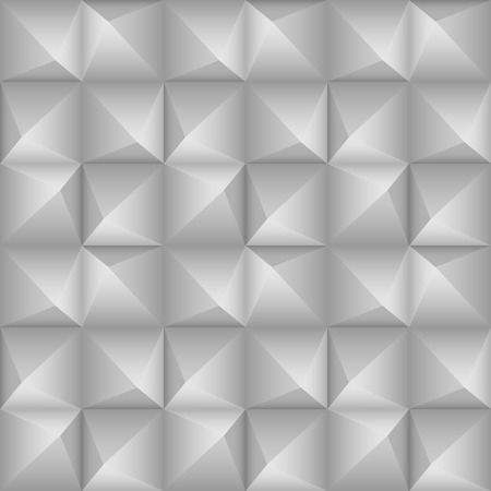 abstract background of the volume of square elements in shades of grayのイラスト素材