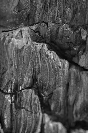 photo black white abstract background texture pattern of coal in sunlightの写真素材