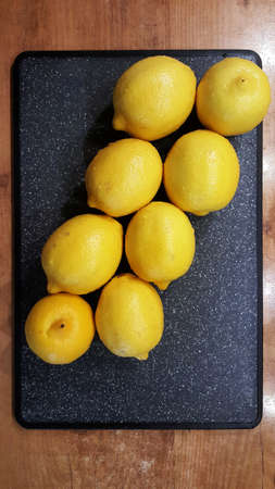 photo of finished homemade pizza close-up for the backgroundの写真素材