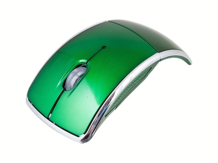 Optical mouse for pc  Isolated on white backgroundの写真素材